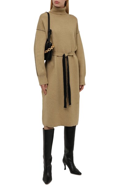 Платье из хлопка и кашемира PROENZA SCHOULER WHITE LABEL, арт. WL2147699-KC100, фото 2
