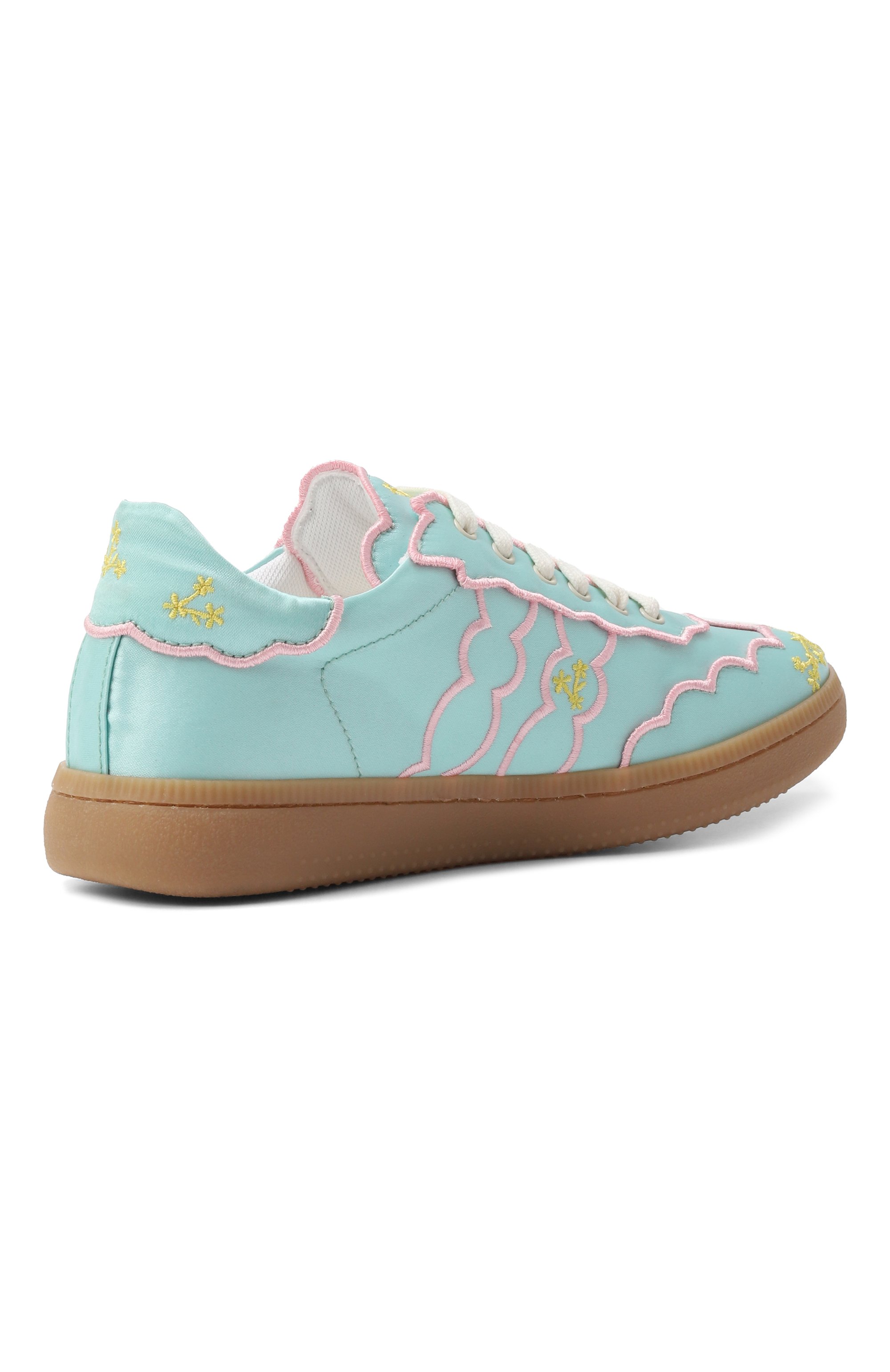 Текстильные кеды MONTELPARE TRADITION бирюзового цвета по цене 35150 руб., арт. 80840/36-40, фото 3 Текстильные кеды MONTELPARE TRADITION, арт. 80840/36-40, фото 3