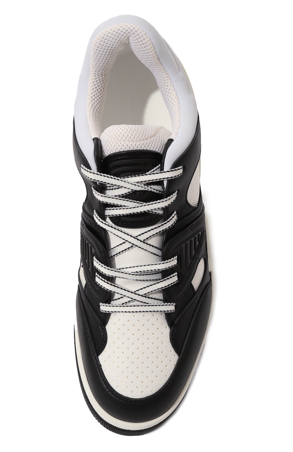 Комбинированные кеды gucci basket GUCCI, арт. 722749/2SH80, фото 6