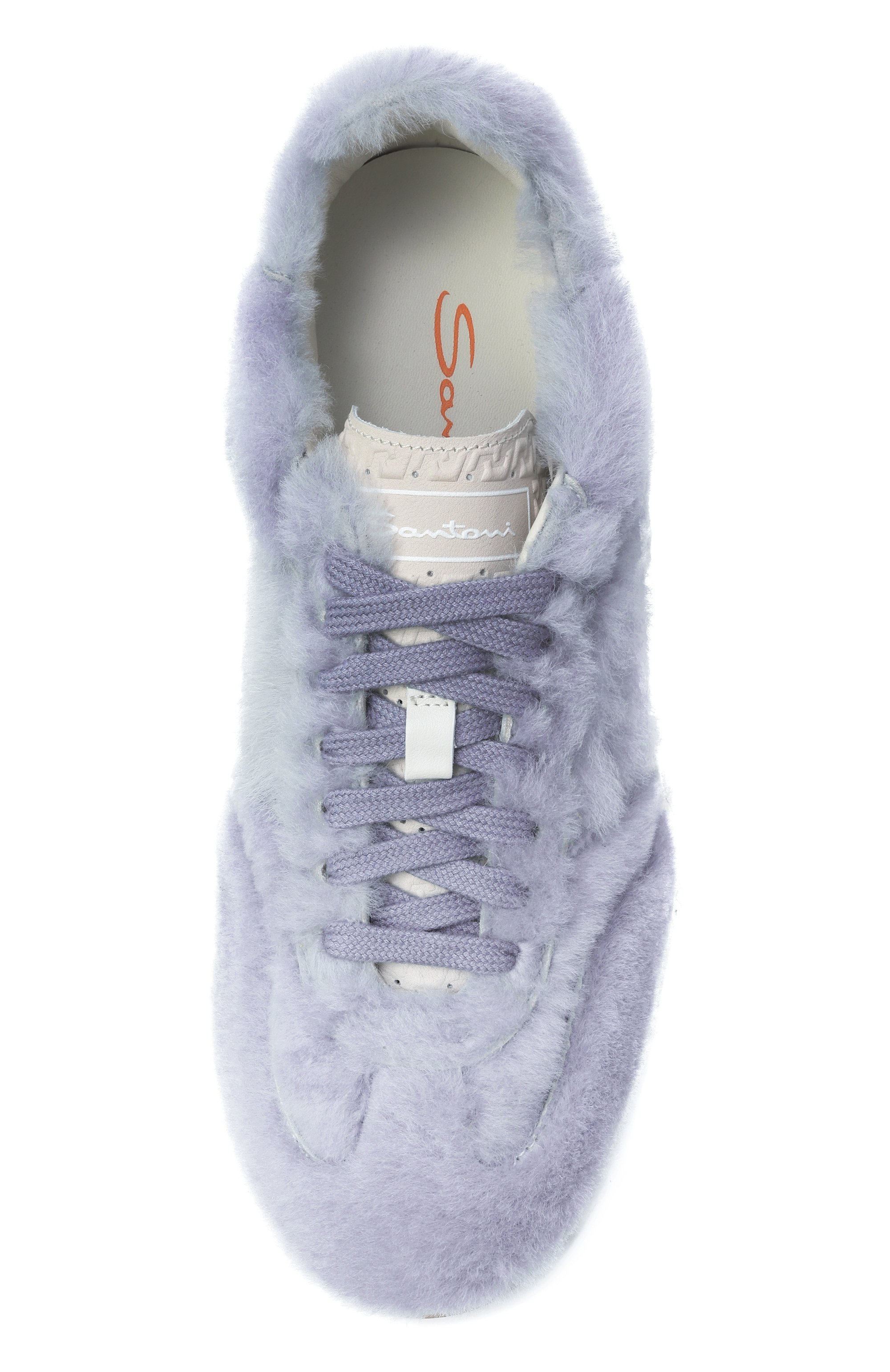 Кеды из овчины SANTONI, арт. WBPG61283FARGLCY, фото 6