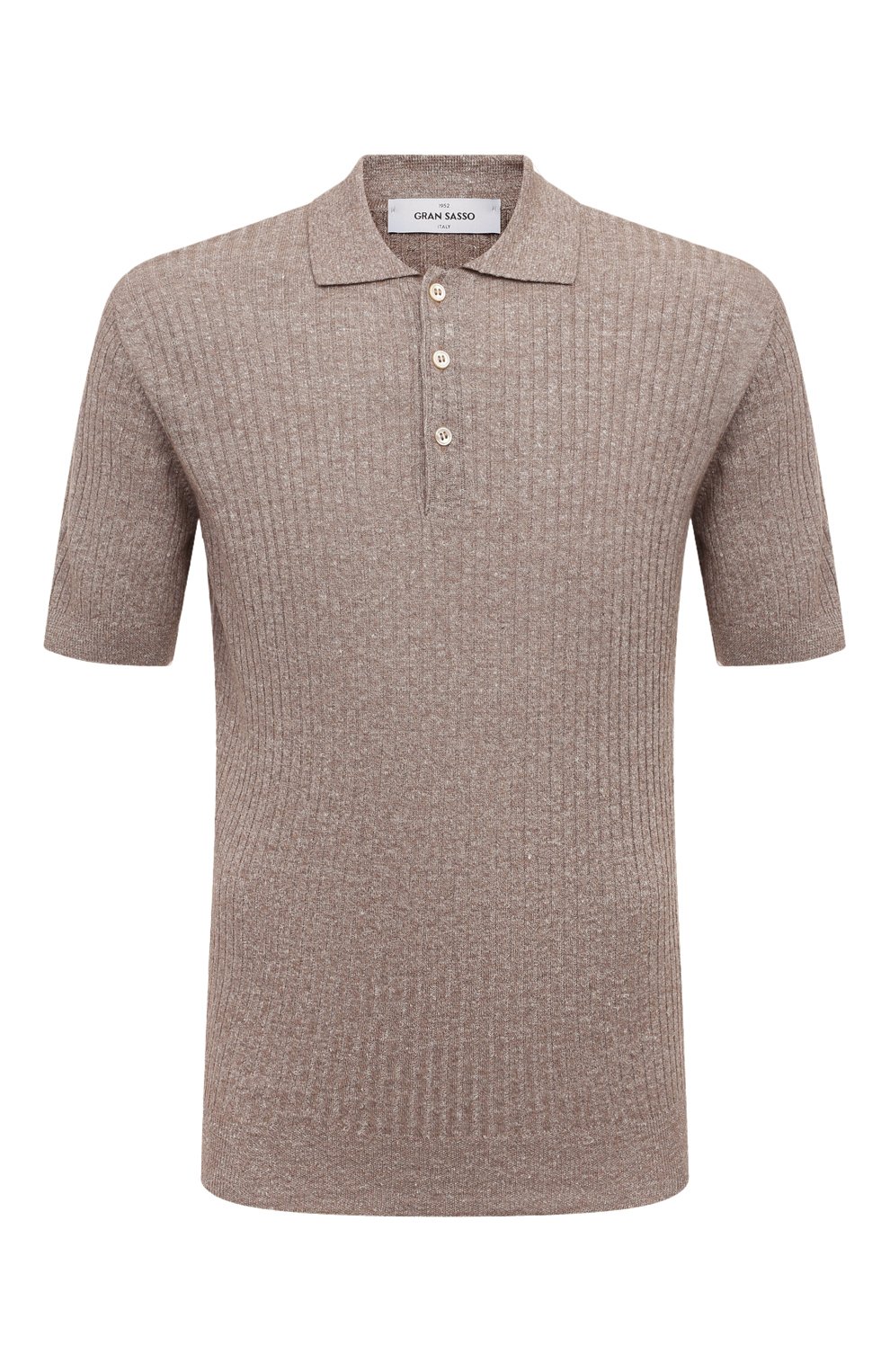 Поло изо льна и хлопка GRAN SASSO, арт. 57118/18641, фото 1