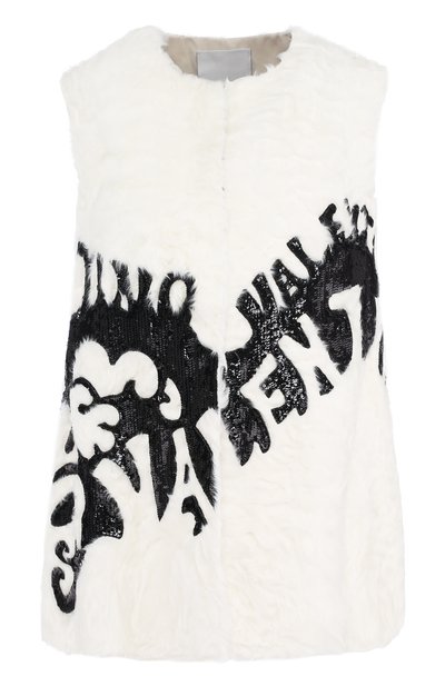 Женский меховой жилет VALENTINO, арт. QF2FC202CRF