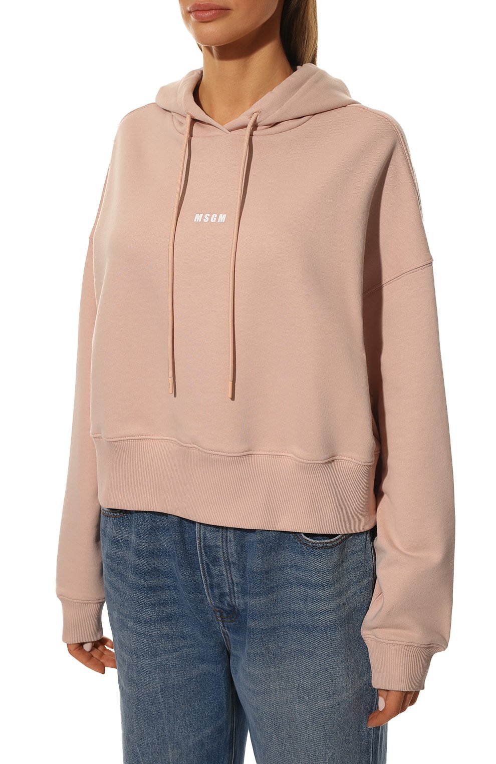 Хлопковое худи MSGM, арт. 3242MDM509 227299, фото 3
