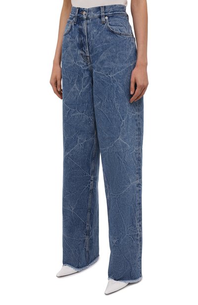 Джинсы DRIES VAN NOTEN голубого цвета по цене 45800 руб., арт. 212-012404-3381, фото 3 Джинсы DRIES VAN NOTEN, арт. 212-012404-3381, фото 3