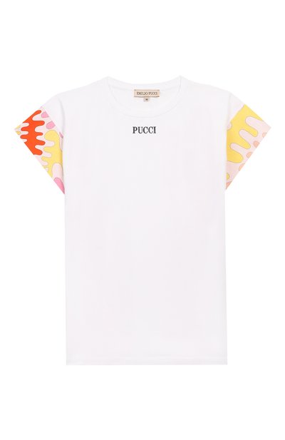 Хлопковая футболка EMILIO PUCCI, арт. 9M8022/MX170/10-14, фото 1