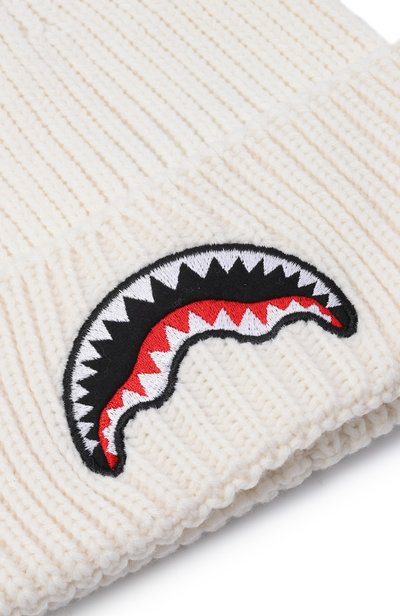 Шапка SPRAYGROUND молочного цвета по цене 7995 руб., арт. SP15011IV0/SPRAY BEANIE BASIC IV0RY, фото 3 Шапка SPRAYGROUND, арт. SP15011IV0/SPRAY BEANIE BASIC IV0RY, фото 3