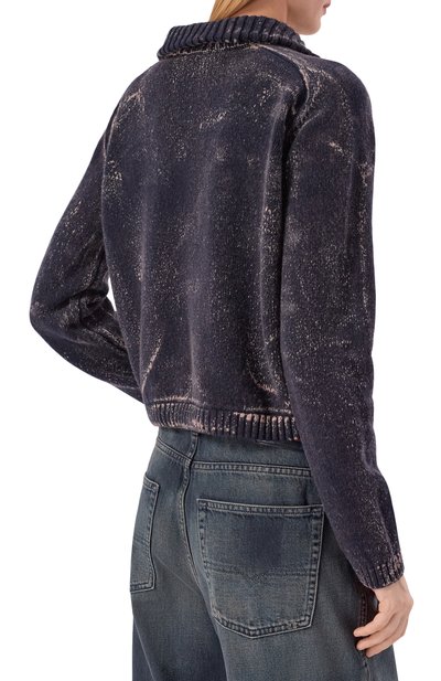 Шерстяной анорак DIESEL синего цвета по цене 48800 руб., арт. A21820/0GSBW, фото 4 Шерстяной анорак DIESEL, арт. A21820/0GSBW, фото 4