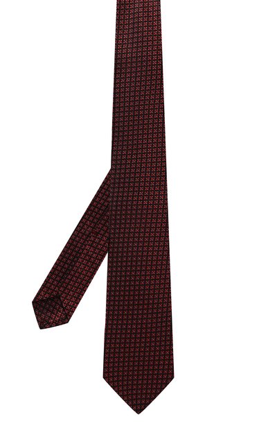 Шелковый галстук KITON красного цвета по цене 29950 руб., арт. UCRVKPC01L5705, фото 3 Шелковый галстук KITON, арт. UCRVKPC01L5705, фото 3