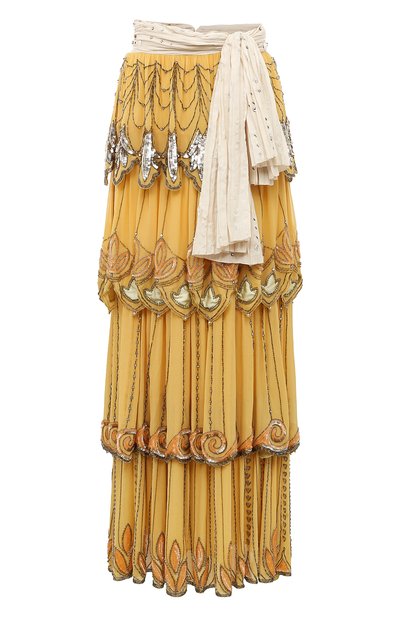 Женская шелковая юбка GUCCI, арт. 608936 ZADPW