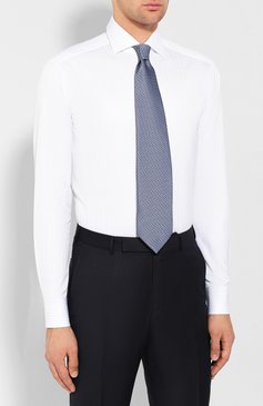 Хлопковая сорочка ZEGNA, арт. 602075/9NS0LB, фото 4