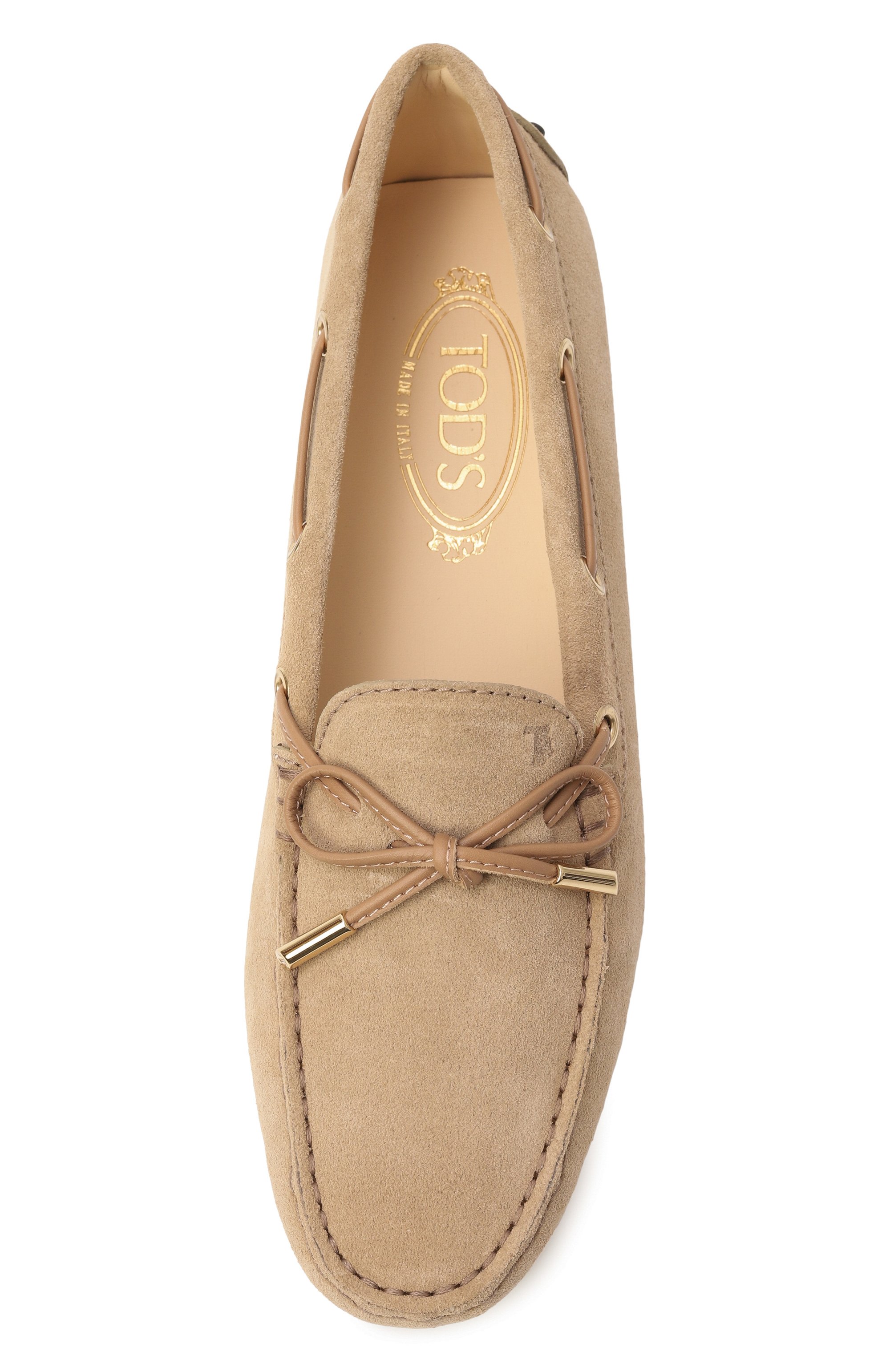 Замшевые мокасины gommino TOD’S бежевого цвета по цене 69700 руб., арт. XXW0FW05030/CK0, фото 6 Замшевые мокасины gommino TOD’S, арт. XXW0FW05030/CK0, фото 6