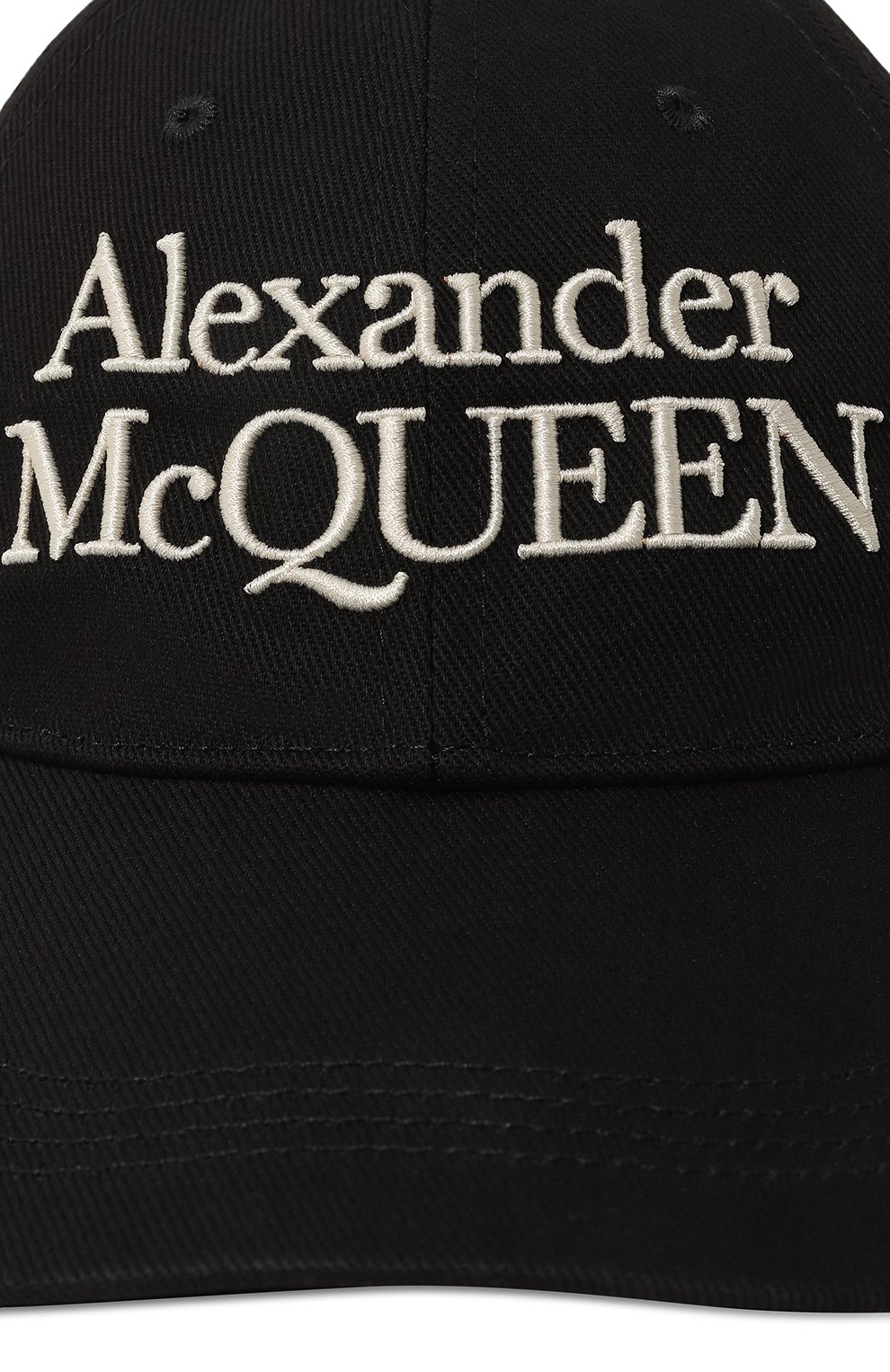 Хлопковая бейсболка ALEXANDER MCQUEEN, арт. 688658/4105Q, фото 4