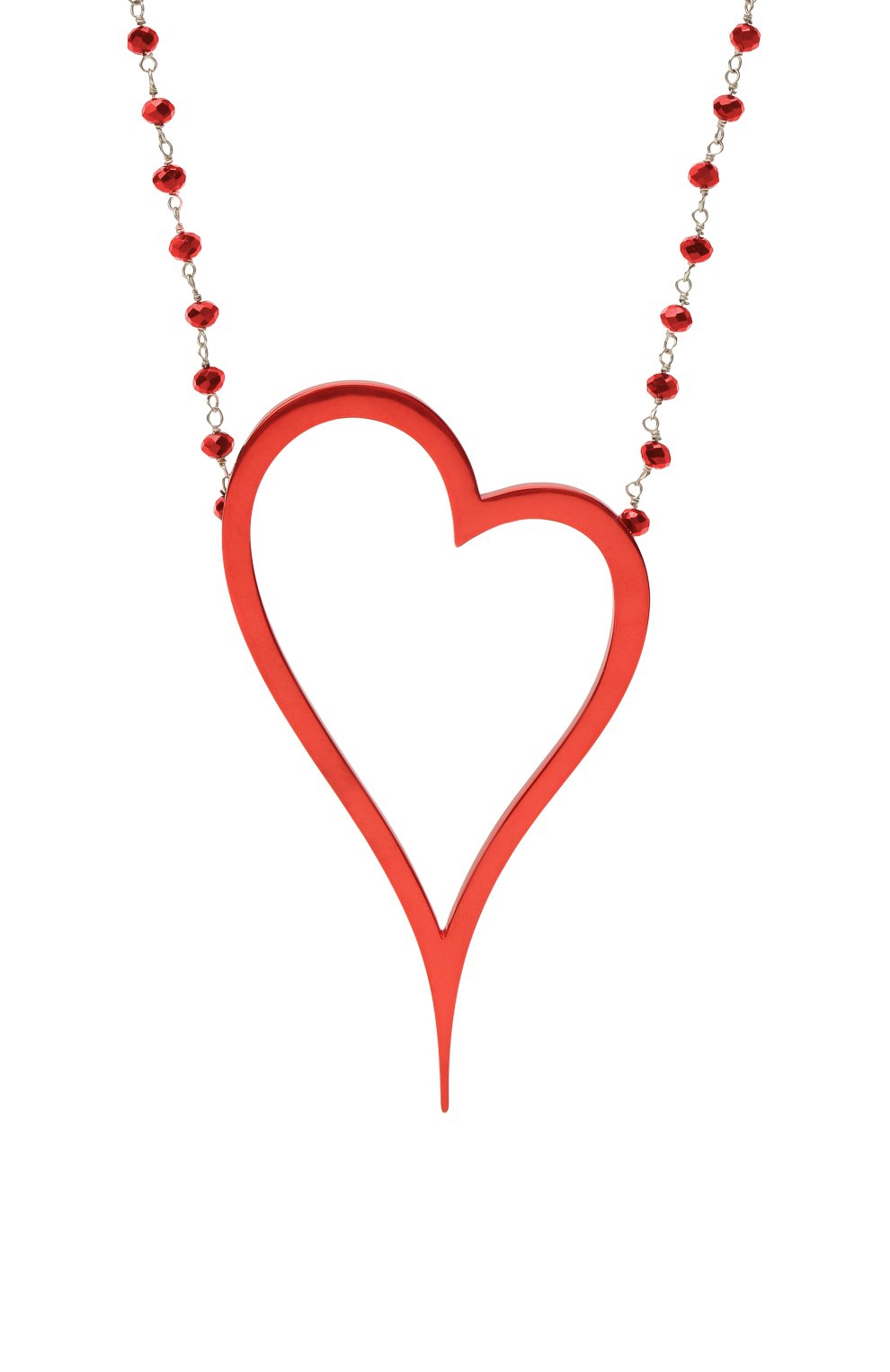 Колье алое сердце DZHANELLI, арт. 1134, фото 2