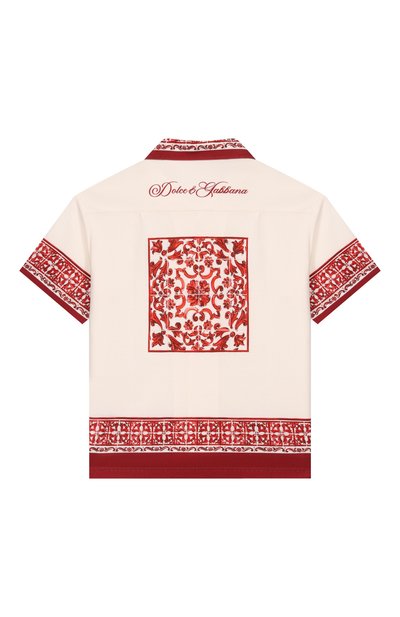 Хлопковая рубашка DOLCE & GABBANA, арт. L4JS52/II7KW, фото 2