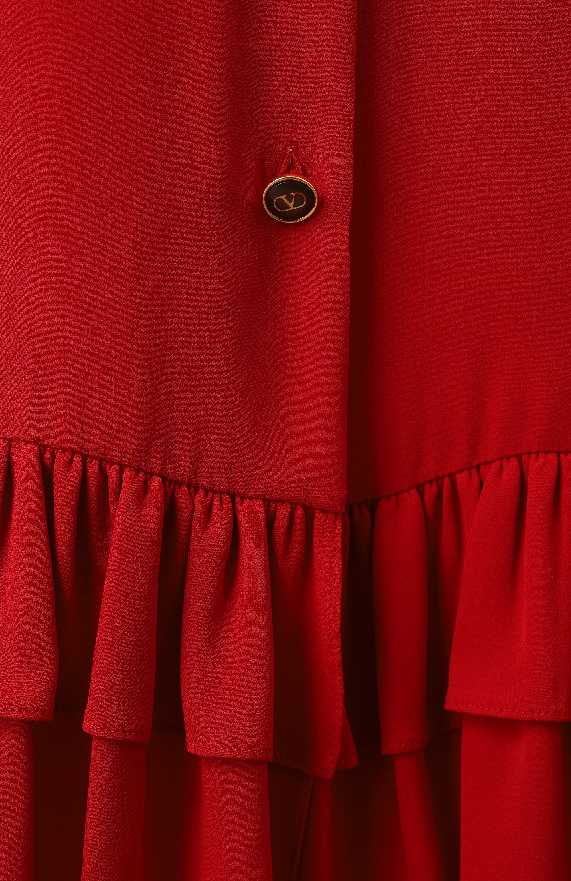 Шелковое платье VALENTINO, арт. 6B3VAF011MH, фото 6