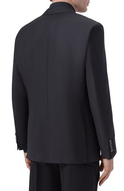 Шерстяной пиджак BOSS CAMEL черного цвета по цене 119500 руб., арт. 50509910, фото 4 Шерстяной пиджак BOSS CAMEL, арт. 50509910, фото 4