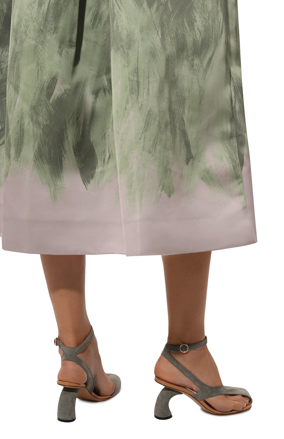 Замшевые босоножки DRIES VAN NOTEN, арт. WS242-1304-H75/153, фото 3