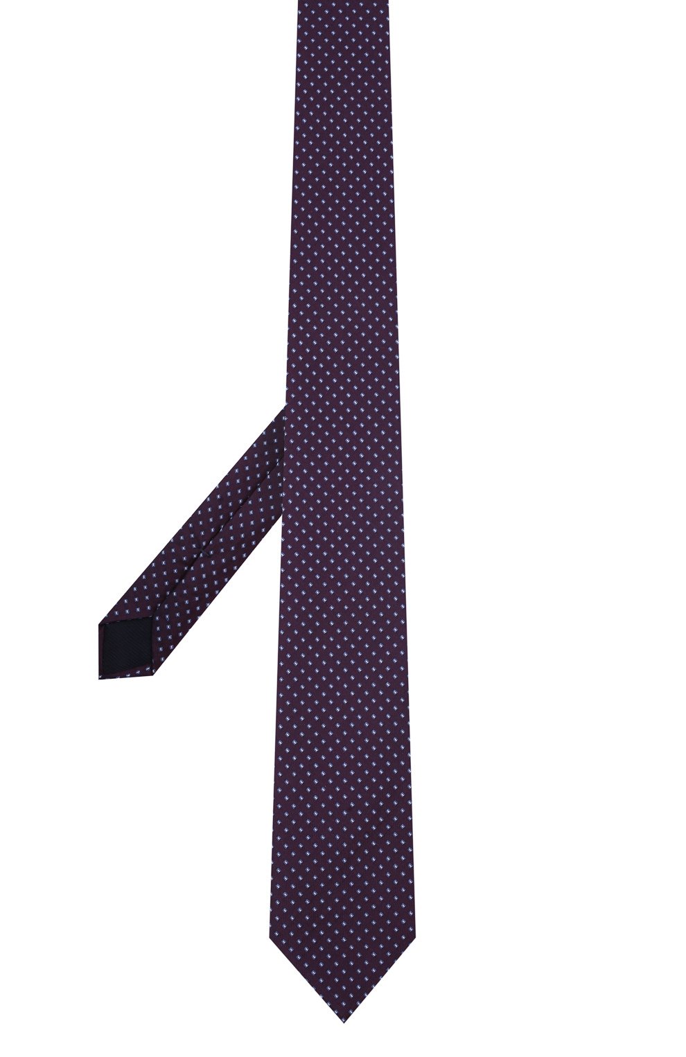 Шелковый галстук CORNELIANI бордового цвета по цене 11750 руб., арт. 88U302-1820313/00, фото 3 Шелковый галстук CORNELIANI, арт. 88U302-1820313/00, фото 3