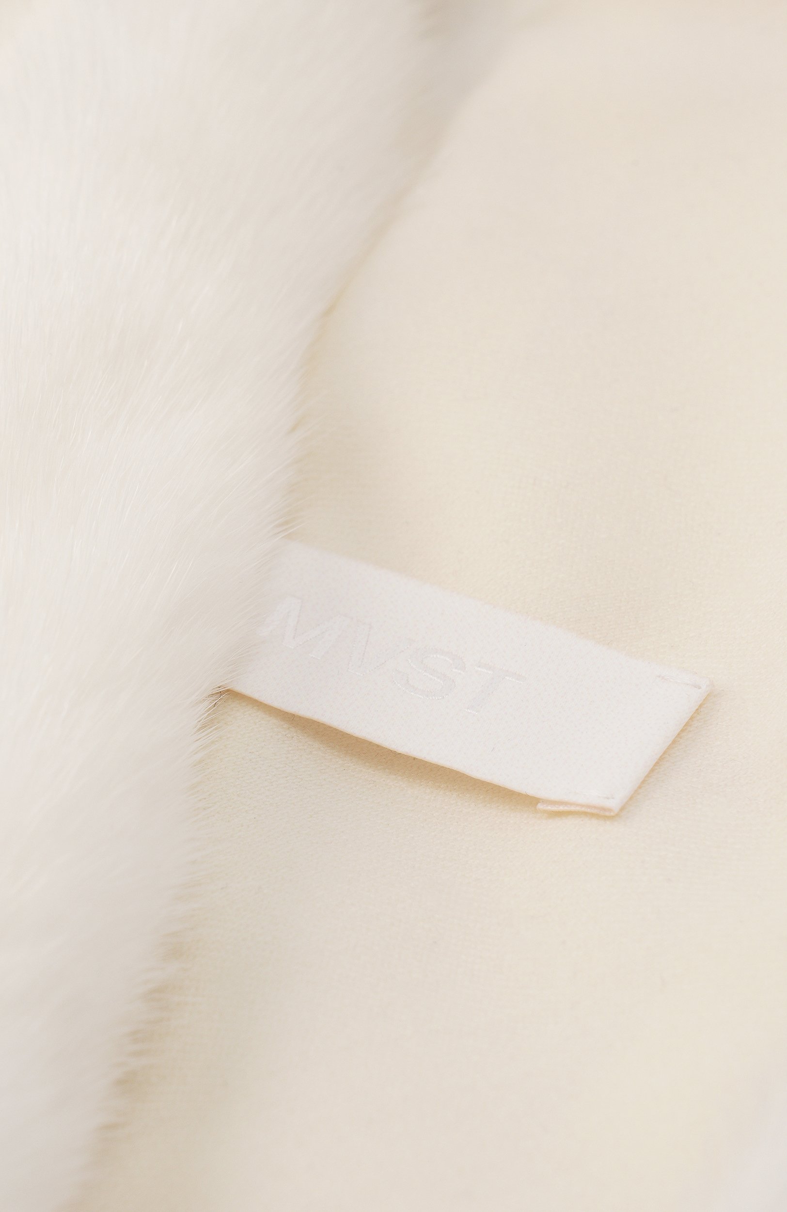 Меховой капюшон из норки MVST, арт. MSC-03-MINK-WHITE, фото 3