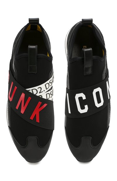 Комбинированные кроссовки punk icon DSQUARED2, арт. SNM0050 16801061, фото 5