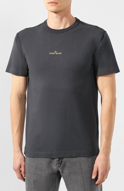 Хлопковая футболка STONE ISLAND, арт. 711523380, фото 3