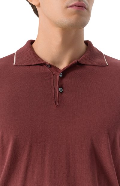 Хлопковое поло CANALI, арт. C1054/MK02261, фото 5