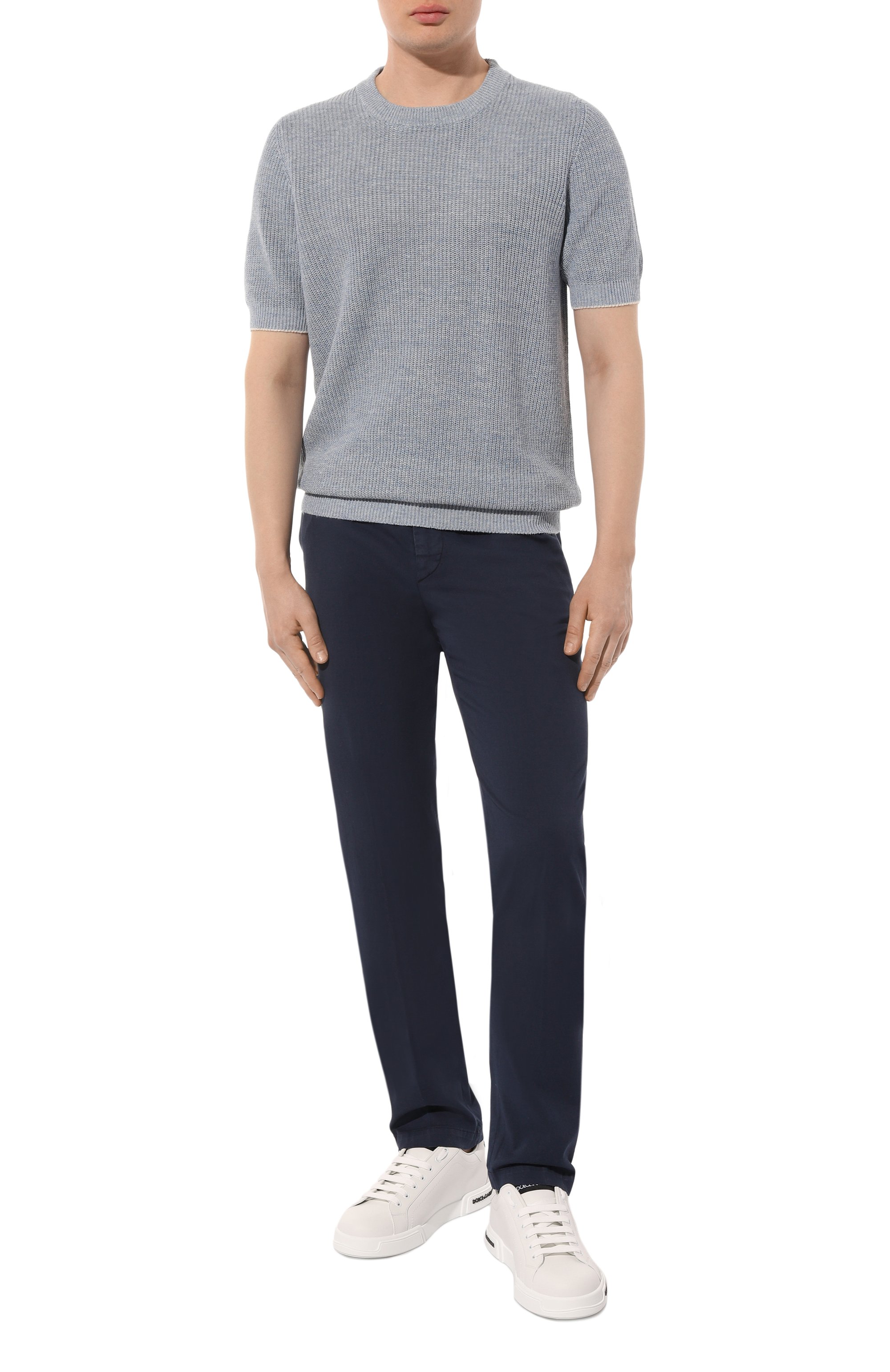 Джемпер изо льна и хлопка BRUNELLO CUCINELLI, арт. M2L70B2257, фото 2