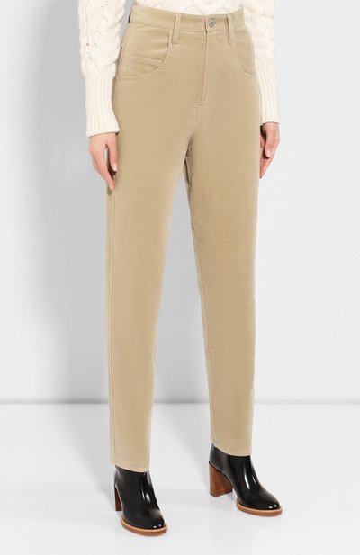 Хлопковые брюки ISABEL MARANT, арт. PA1466-19H014I/DEB0RA, фото 3