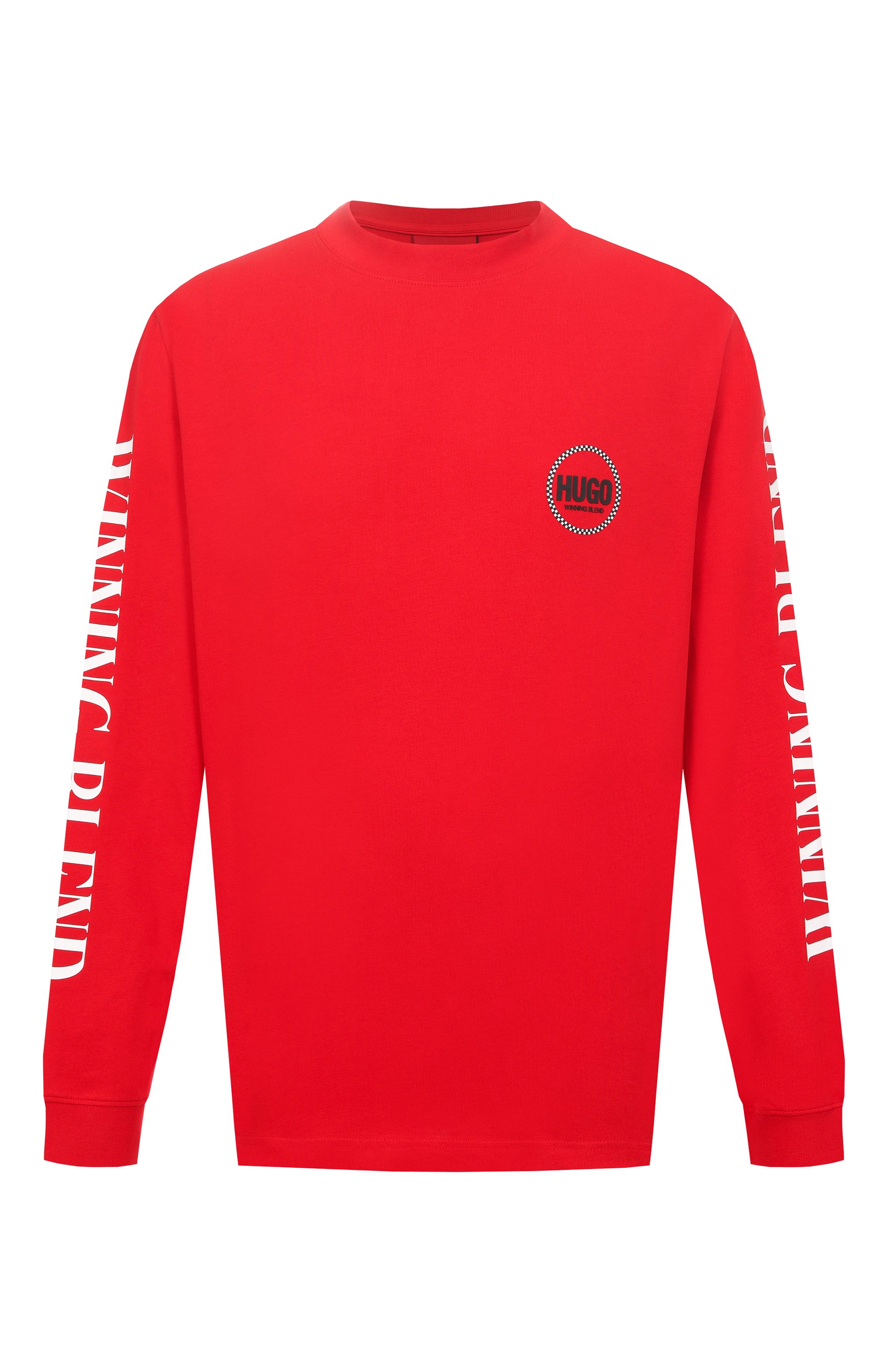 Хлопковый лонгслив HUGO, арт. 50531250, фото 1