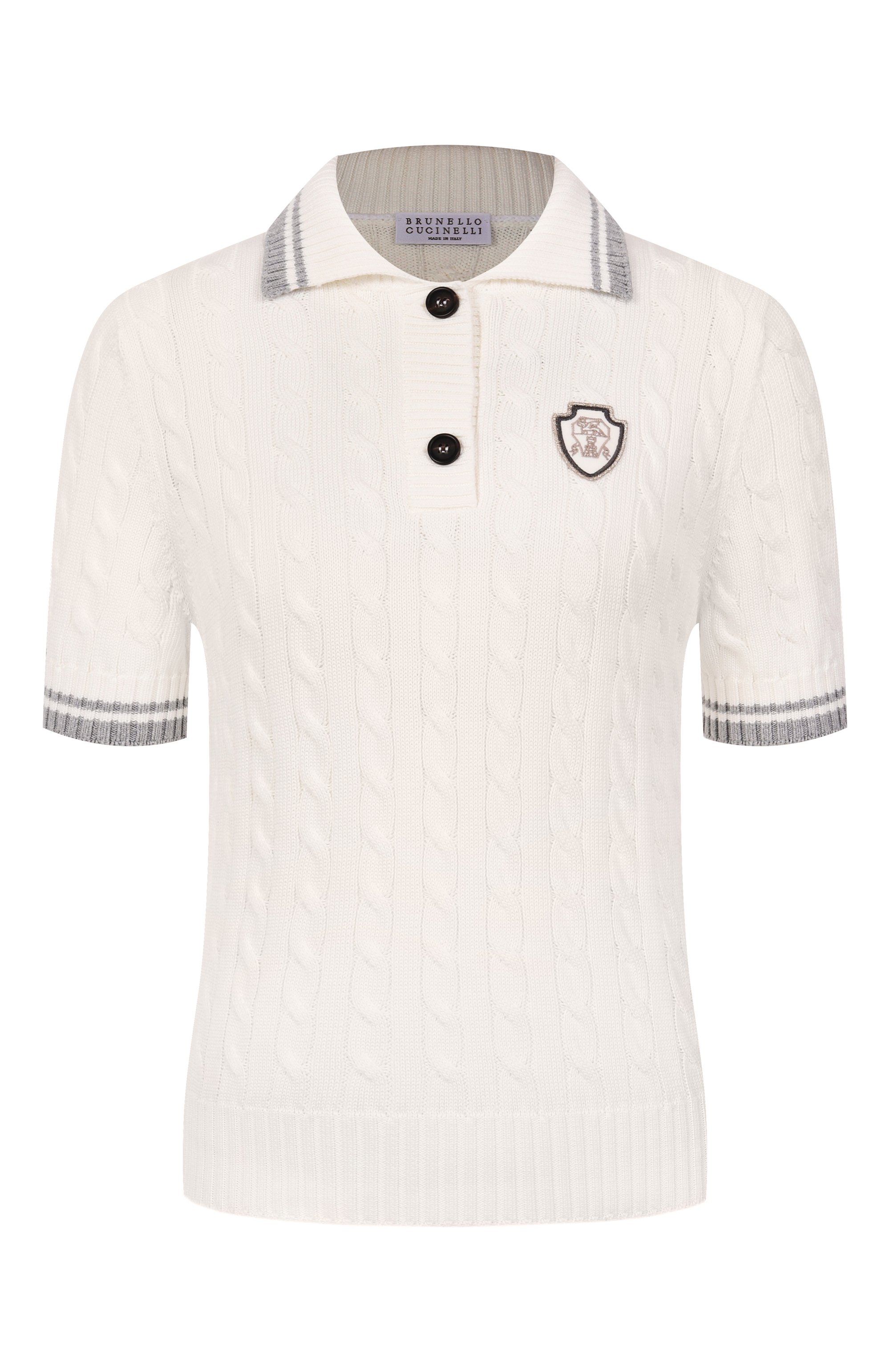 Хлопковое поло BRUNELLO CUCINELLI, арт. M19756505,  фото 1