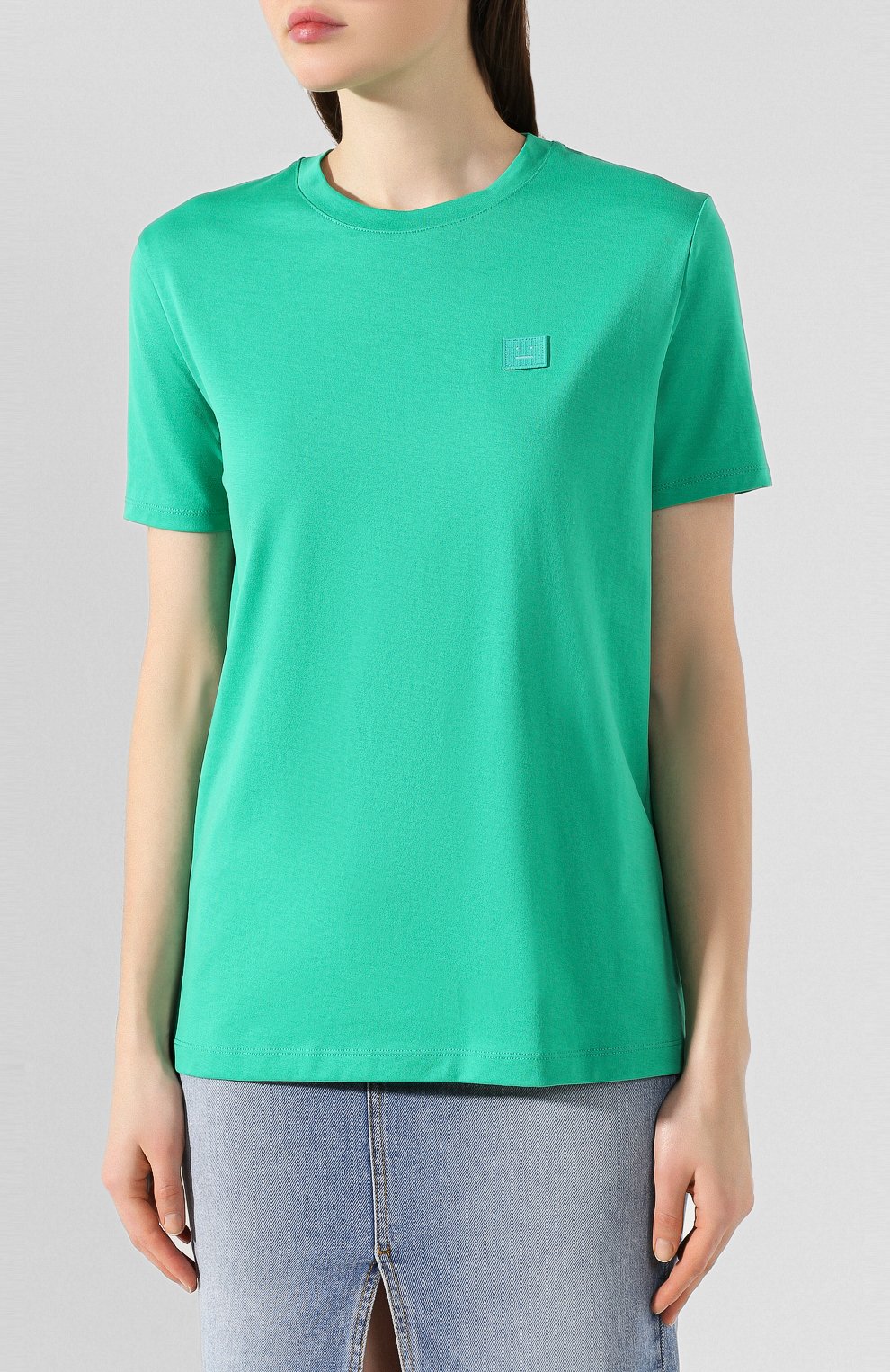 Хлопковая футболка ACNE STUDIOS, арт. AL0038/W, фото 3