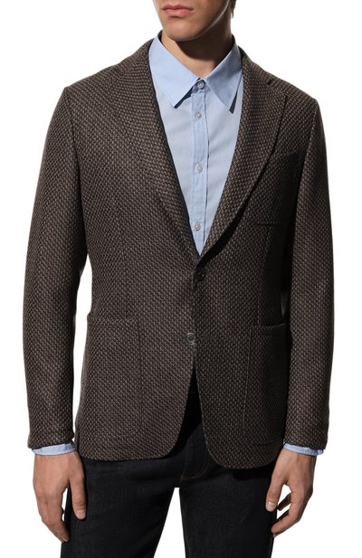 Шерстяной пиджак CANALI, арт. 30274/CU02738, фото 3