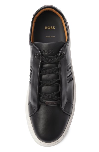 Кожаные кеды gary BOSS, арт. 50555667, фото 5