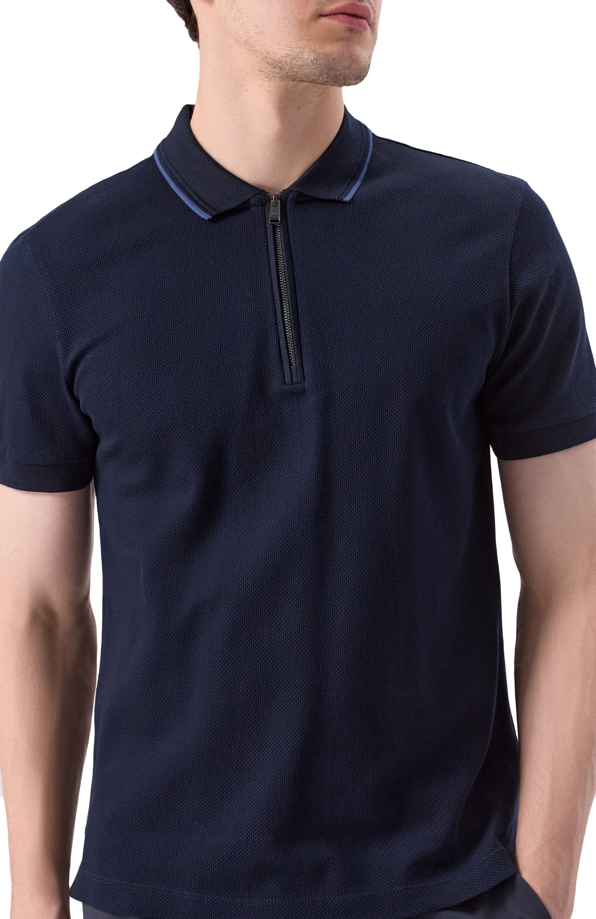 Хлопковое поло BOSS, арт. 50532612, фото 5