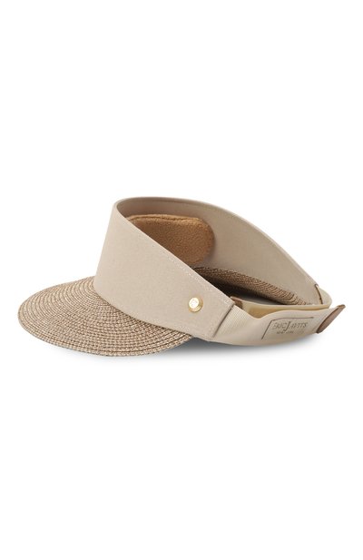 Козырек champ ERIC JAVITS бежевого цвета по цене 29650 руб., арт. 13101/G0LD/SAND, фото 3 Козырек champ ERIC JAVITS, арт. 13101/G0LD/SAND, фото 3