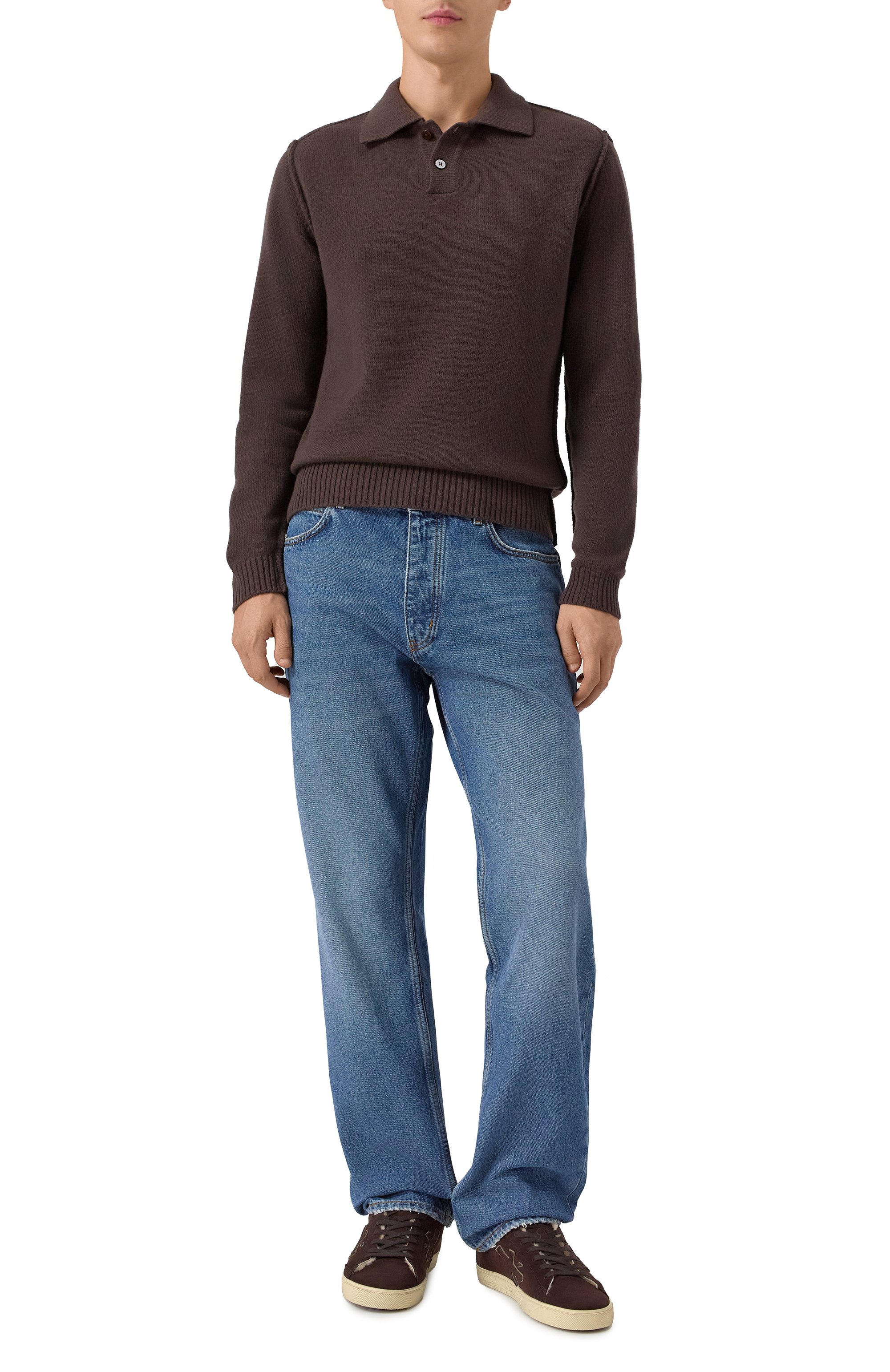 Поло из шерсти и кашемира DANIELE FIESOLI, арт. DF1130, фото 2