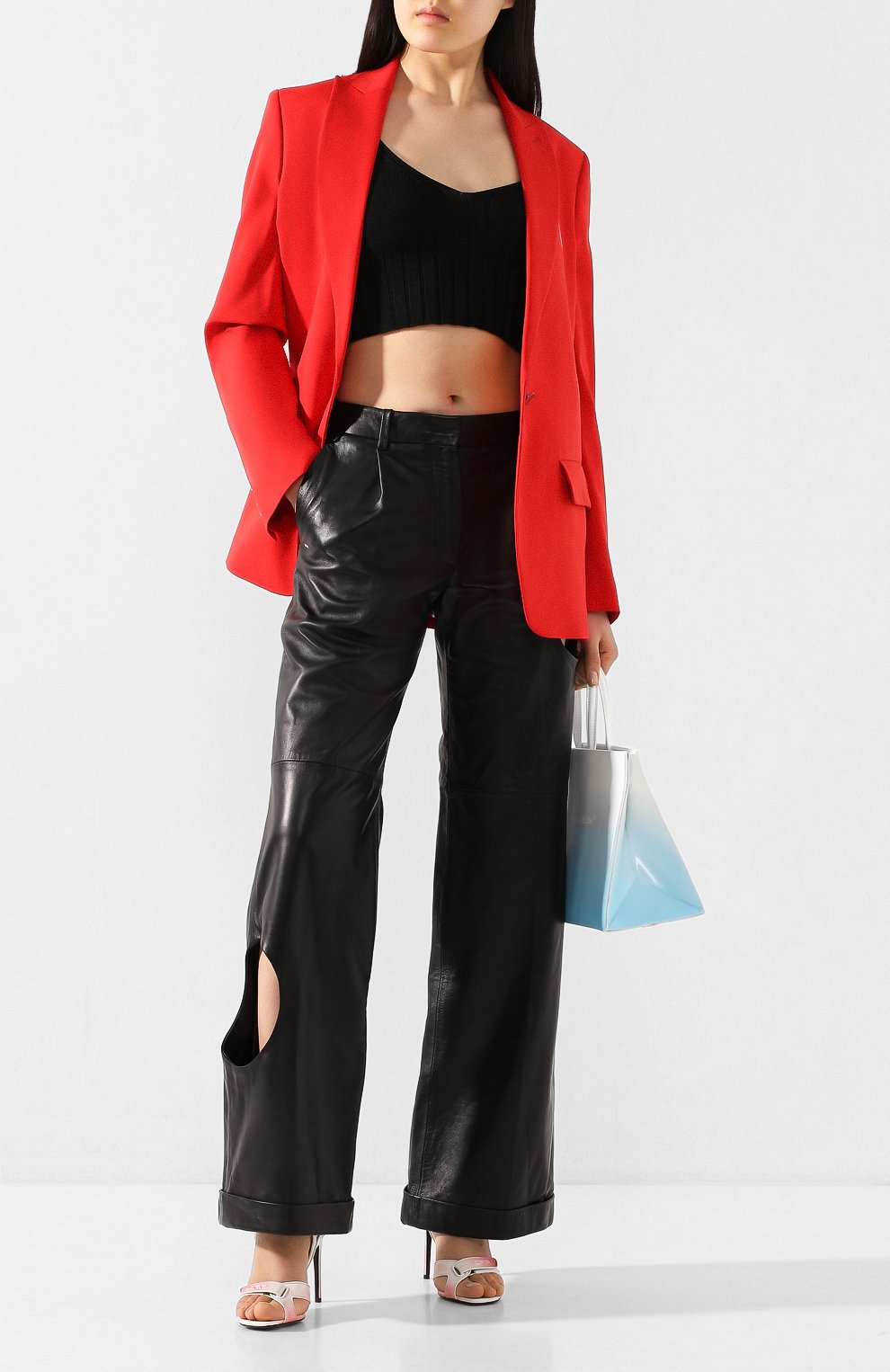 Жакет из смеси хлопка и вискозы OFF-WHITE, арт. 0WEF032S20FAB0022508, фото 2