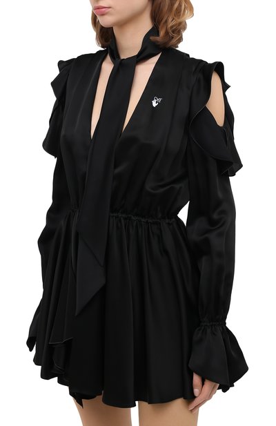 Платье OFF-WHITE, арт. 0WDB254E20FAB0011001, фото 3