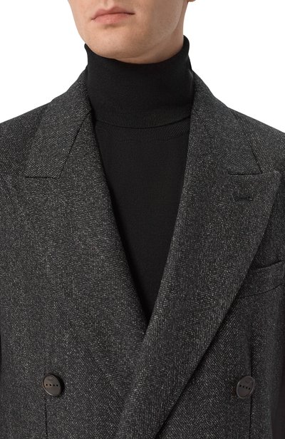 Пальто HEVO темно-серого цвета по цене 88550 руб., арт. MARTINAFRANCAQ/M730, фото 5 Пальто HEVO, арт. MARTINAFRANCAQ/M730, фото 5
