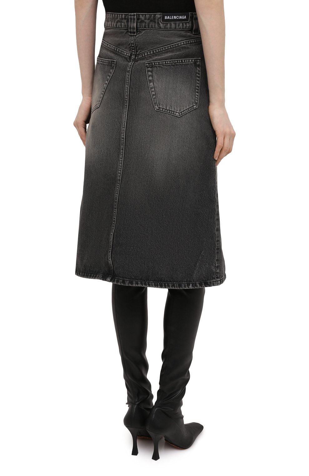 Джинсовая юбка BALENCIAGA, арт. 646913/TBP47, фото 4