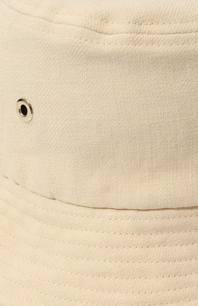 Льняная панама INVERNI кремового цвета по цене 23900 руб., арт. 5575 CT, фото 4 Льняная панама INVERNI, арт. 5575 CT, фото 4