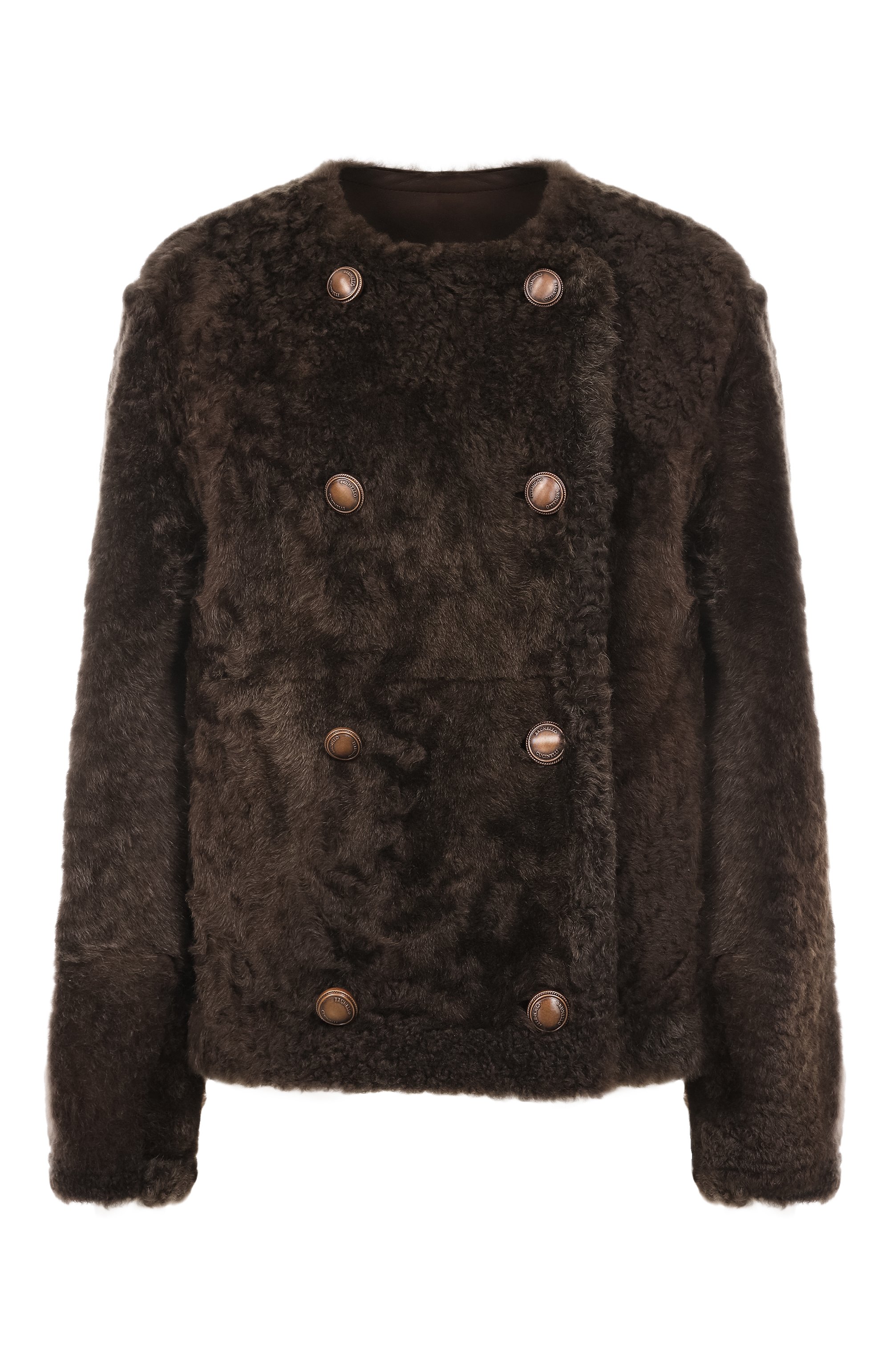 Двусторонняя дубленка из овчины BRUNELLO CUCINELLI, арт. MPMBP7426, фото 1