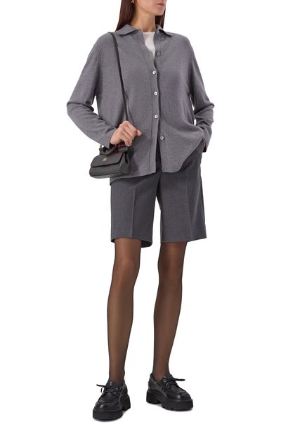 Кожаные топсайдеры SANTONI, арт. WUCG71704NERTVRF, фото 3