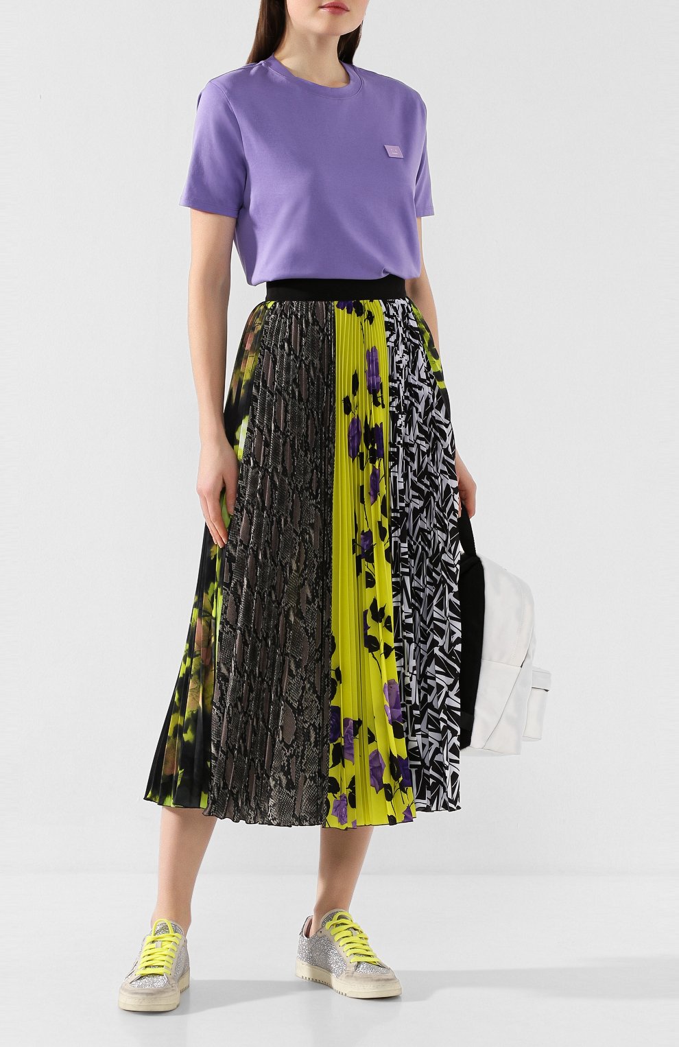 Хлопковая футболка ACNE STUDIOS, арт. AL0038/W, фото 2