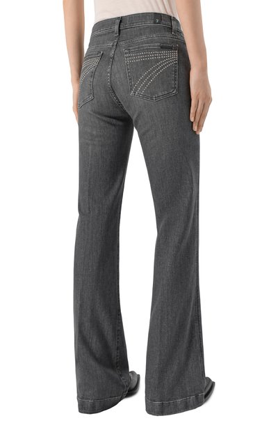 Джинсы с отделкой стразами dojo 7 FOR ALL MANKIND, арт. 7U30TU79/D0J0, фото 4