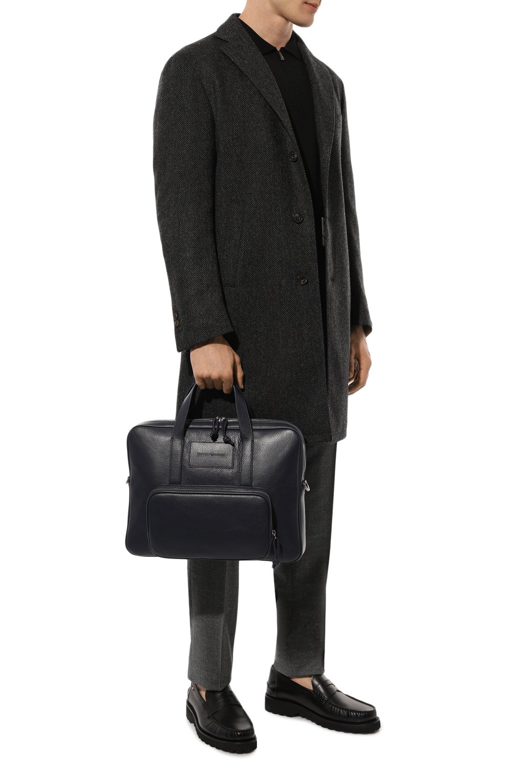 Портфель EMPORIO ARMANI темно-синего цвета по цене 69950 руб., арт. Y4P144/Y068E, фото 7 Портфель EMPORIO ARMANI, арт. Y4P144/Y068E, фото 7