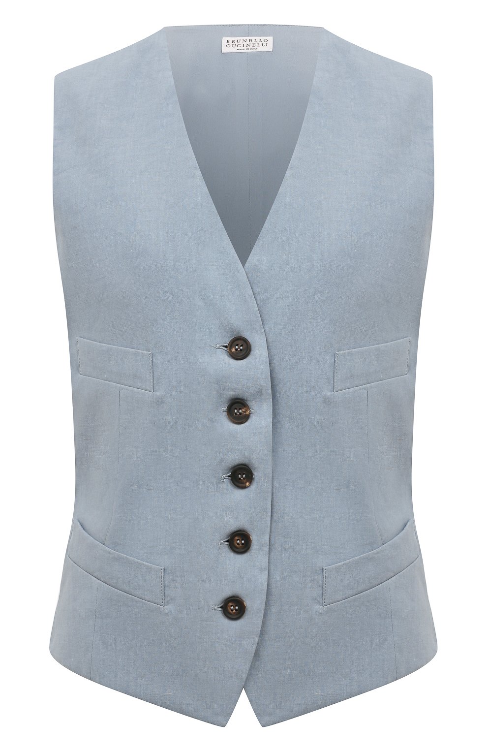 Жилет изо льна и шелка BRUNELLO CUCINELLI, арт. MH999HU806, фото 1