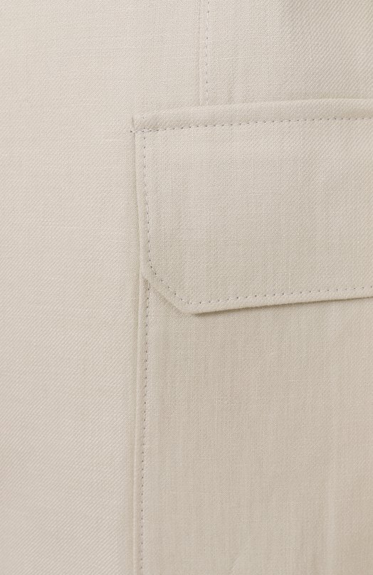 Льняной пиджак Corneliani 25X591-2514108 Кремовый  25X591-2514108 Фото 8