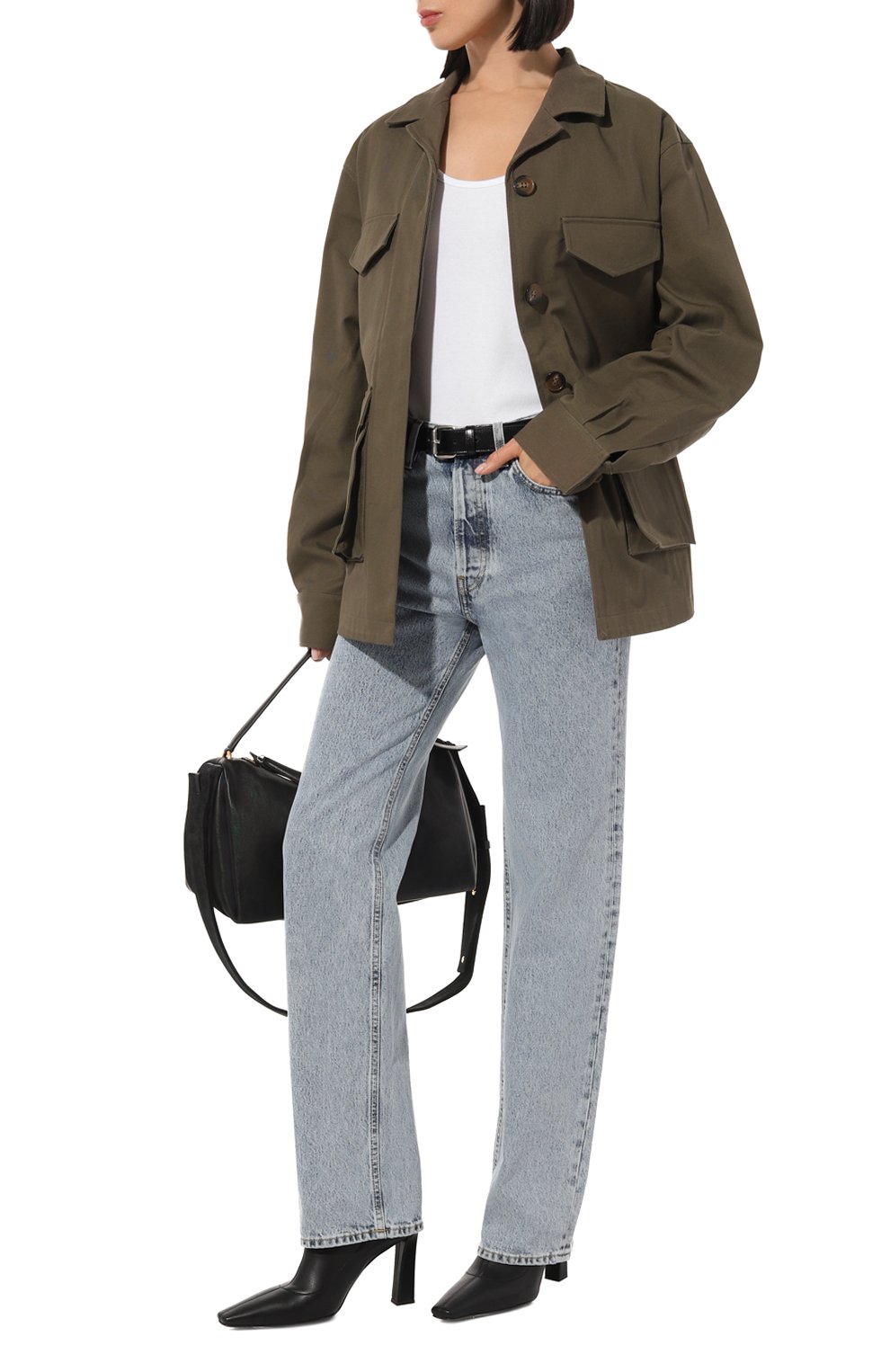 Хлопковая майка TOTEME, арт. 241-WRT1053-FB0094, фото 2