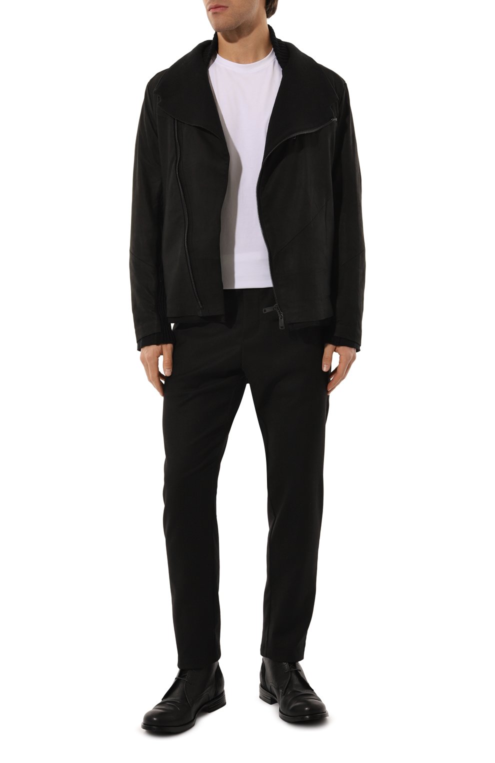 Кожаные ботинки clabry 530 CLABRY черного цвета по цене 74900 руб., арт. CB53016, фото 2 Кожаные ботинки clabry 530 CLABRY, арт. CB53016, фото 2